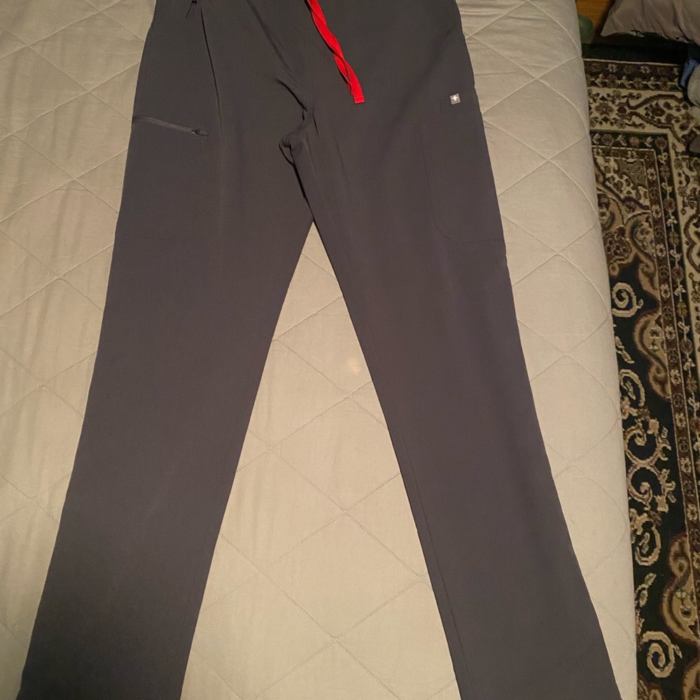 Figs Yola scrub pants-charcoal gray-M/T
